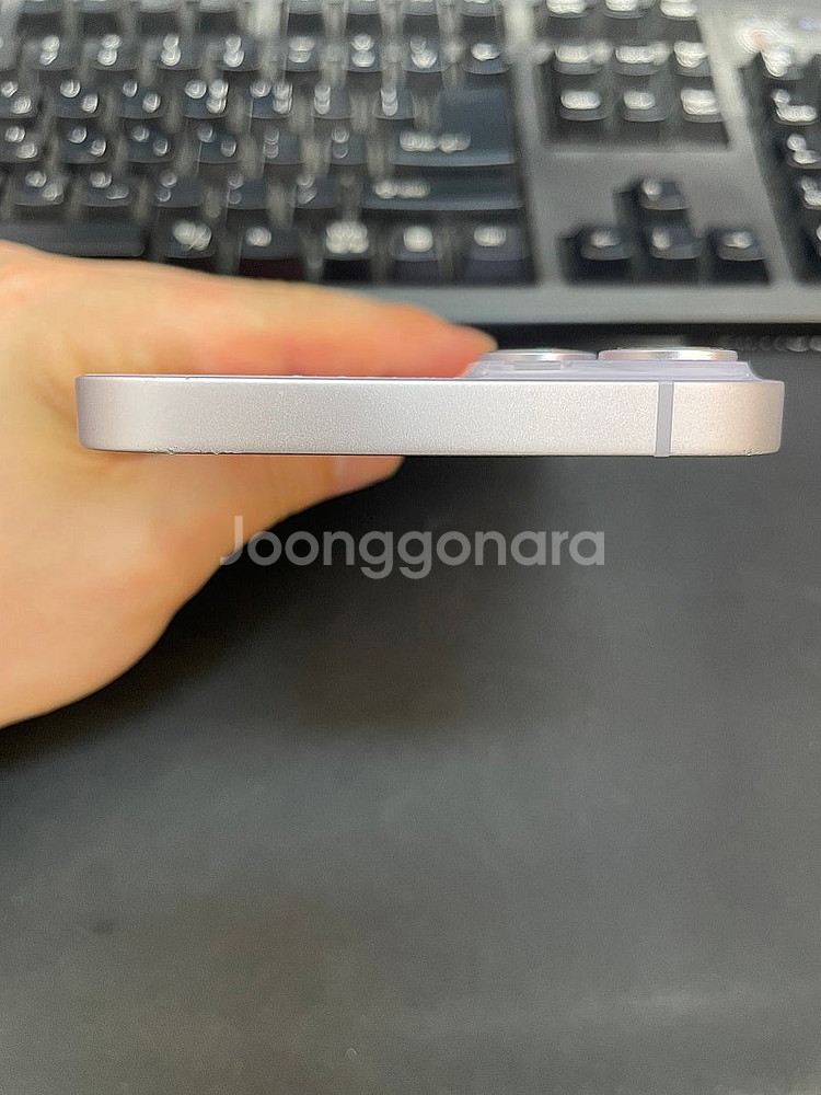 아이폰14플러스 퍼플 128GB 상태좋은 중고48만팝니다.--3